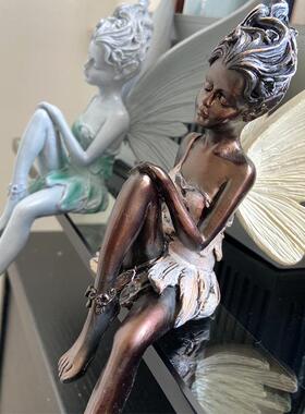 新款直销图多图勒克仙女雕像树脂天使工艺品摆件童话仙女花园装饰