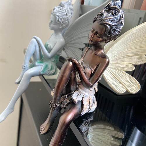 新款直销图多图勒克仙女雕像树脂天使工艺品摆件童话仙女花园装饰