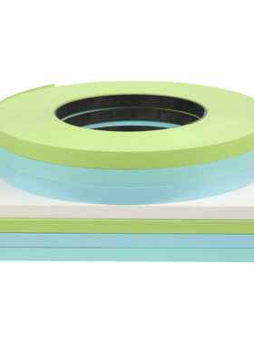 家具材料封边条 平封软胶条生态板PVC自粘生态板木纹边条白色封边