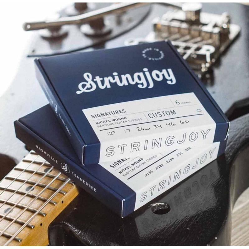美产Stringjoy镀镍6/7/8弦多规格均衡拉力专业级防锈电吉他琴弦