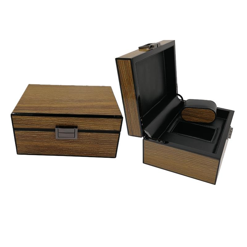 正品高档木盒手表包装盒只单男士表烤盒礼盒木质漆首饰收纳名女表
