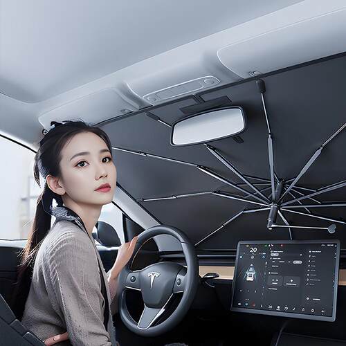 汽车遮阳伞前档风玻璃防晒隔热遮阳挡跨境夏季用品车载前挡遮阳伞