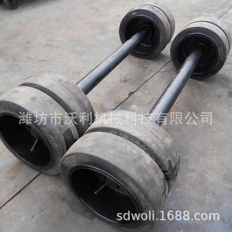 农用平板拖车配件牵引拖车配件车轴农用拖车轴牵引车配件