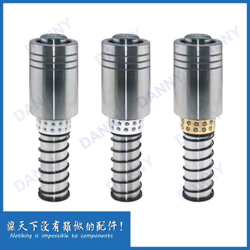 TRP冷冲模具外导柱组件 滚珠导柱导套 柱22 钢套28*40*60十字导柱