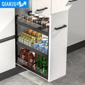 603厨寸房橱柜拉篮味拉篮窄调柜调料篮抽屉式 立置物内置小尺调味