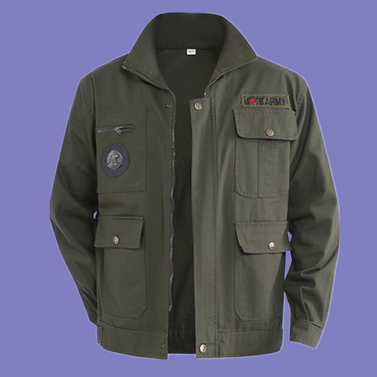 正品上纯士棉春秋季工作服上衣男电装耐磨劳保汽衣工修厂服电焊工