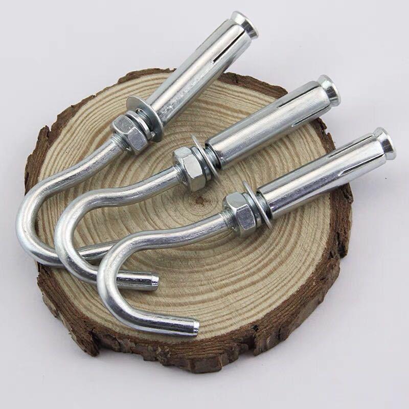 膨胀丝挂钩带钩膨胀螺丝网钩膨胀钩子吊钩弯钩吊扇钩整箱