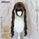 耶耶兔假发女双马尾榛果灰棕长卷发少萝75cm全头套式 奶芙卷卷
