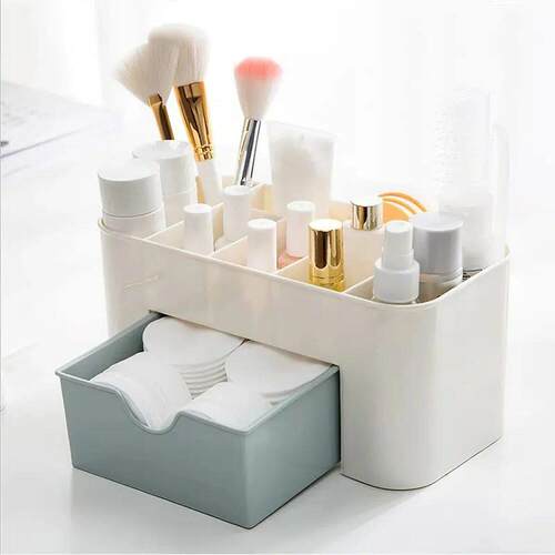 1PC/2PCS Cosmetics Storage Box With Drawer Desktop Bathroom