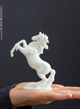 创意白马摆件，马会有钱招财，风水生肖，立功立业，书房办公桌面