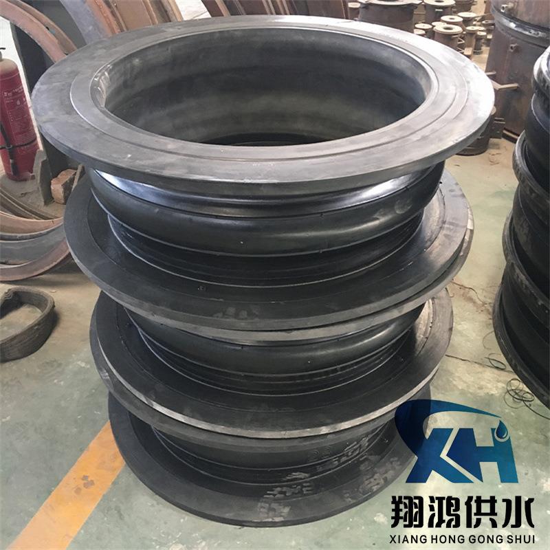 大翻边橡胶接头耐磨橡胶软连接限位防拉脱膨胀节专用柔性避震喉