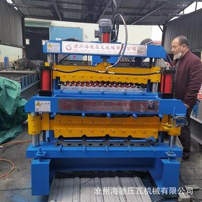 840/900/850型三层压瓦机 四柱HOB高压油缸 压力大 剪切速度快