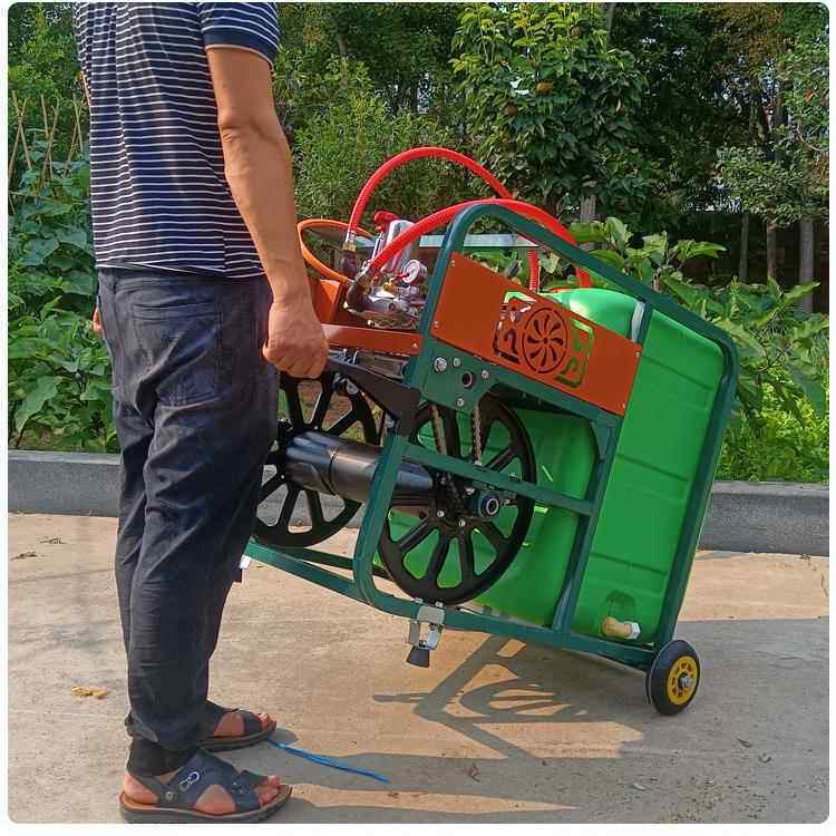 200L48V60V72V通用电动卷管打药机遥控400米充电喷雾机