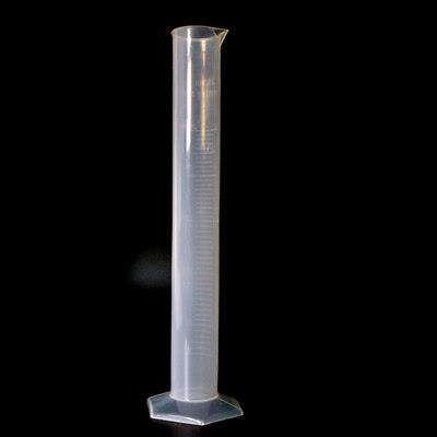 塑料量筒 双面刻度 加厚耐高温10/25/50/100/250/500/1000/2000ml