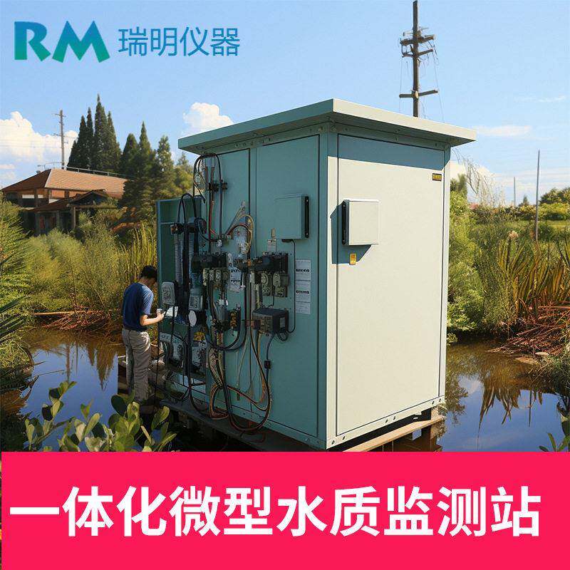 户外水质监测站总磷总氮色度浊度总大肠菌群入河排口在线监测微站