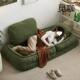 人类单狗窝家懒人沙发榻榻米人折叠躺椅阳台卧室休闲用发可睡懒人