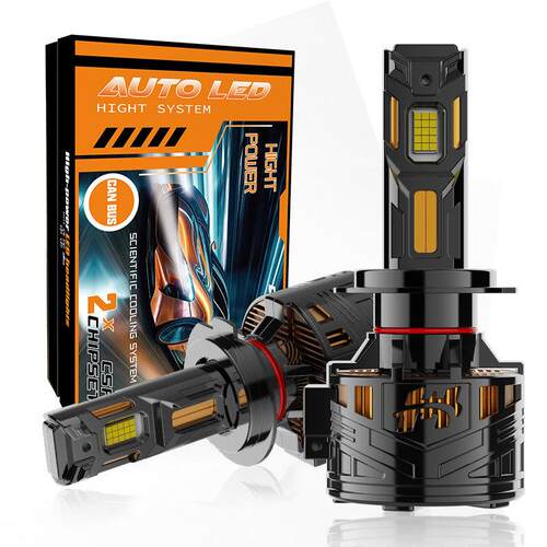 跨境新品6铜管汽车led大灯大功率240W聚光前照灯H7H13H4880前大灯