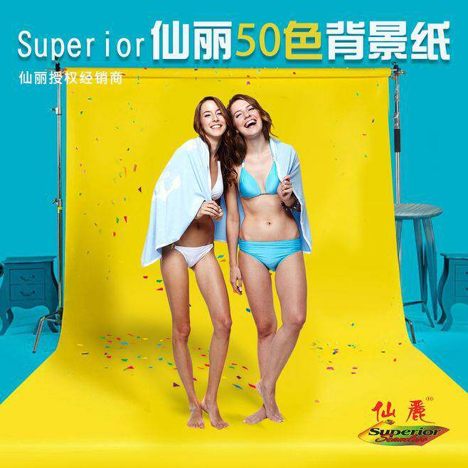 仙丽背景纸2.72x11米影棚影楼摄影拍照单色纸背景儿童摄影背景