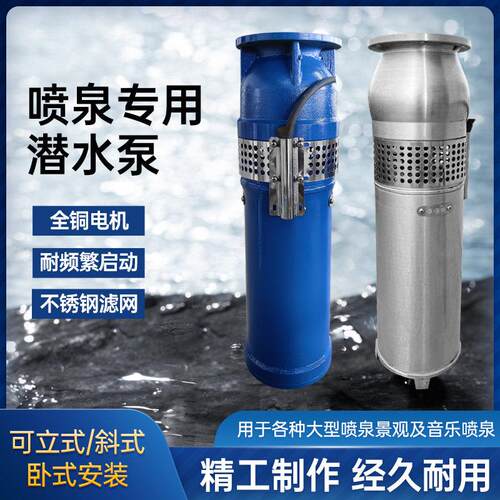 徐州惠尔特QSP景观喷泉水泵QSP喷泉泵QS降水灌溉潜水泵40-16-3kw