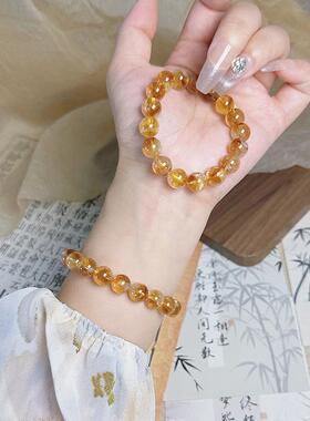 ins水晶素手小众高级感召手链