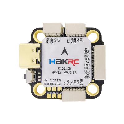 HAKRCF405MiniDJI飞控双BEC气压计3-6S竞速穿越机