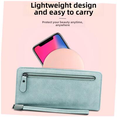 led cosmetic mirror was carried light small hand mirror ins