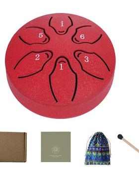 正品新迷你空鼓3寸6灵音钢舌鼓外款销打击乐器儿童鼓可小携式鼓