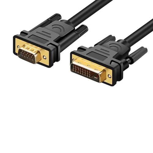 dvi转vga线高清24+1兼容DVI24+5电脑主机转显示屏幕连接线转接线