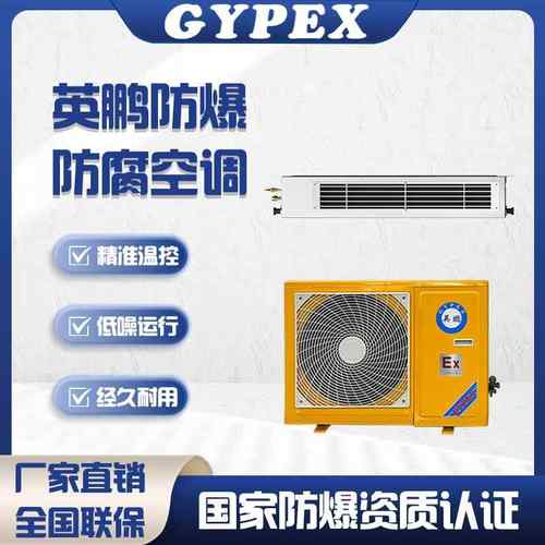 防爆防腐空调实验室化工耐腐蚀工业矿冶风管式空调冷暖嵌入式