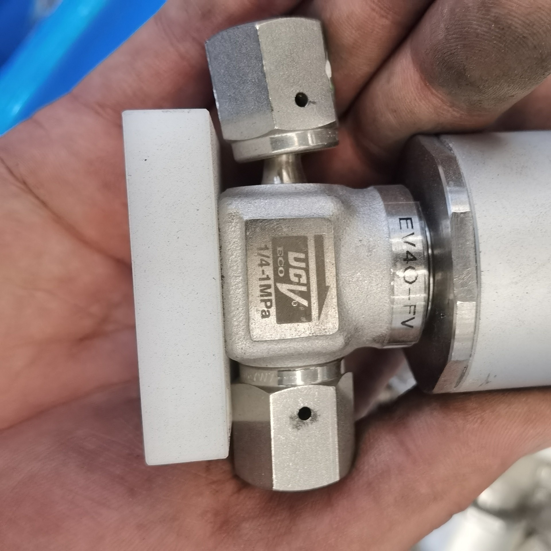 二手拆机进口哈姆雷特UCV流体气控隔膜阀EV4C-FV成色新