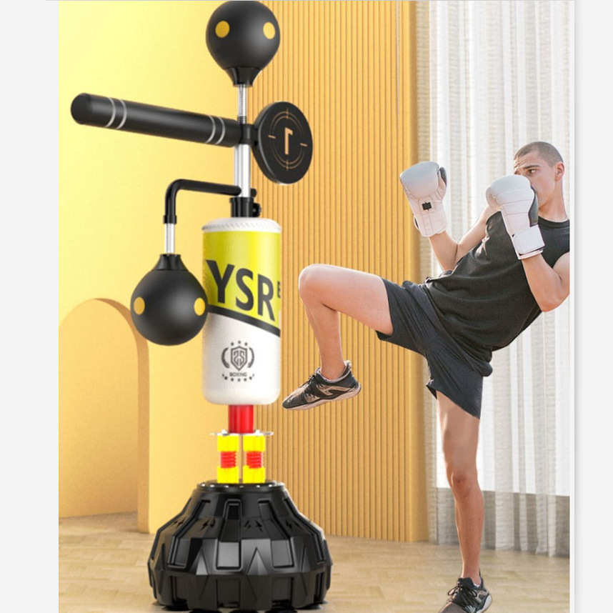 批发躲闪打拳 拳击器材拳击靶训练立式厂家家用儿童反应健身沙袋