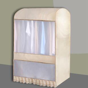 衣架落地卧室带罩子防尘罩落地 简易晾衣架挂衣架防尘罩子套 家用