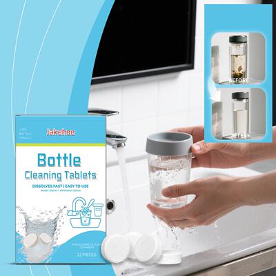 JAKEHOE Water Bottle Cleaning Effervescent Tablets - Conveni