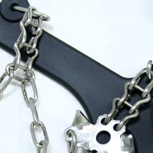 厂家批发户外登山攀岩冬季雪地加强防滑鞋链32齿冰爪