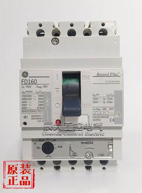 美国原装正品GE通用断路器FD160 3P 32A40A50A63A80A100A125A160A