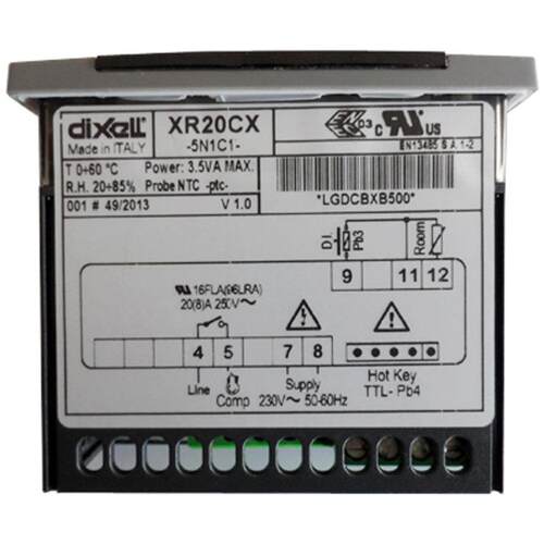 dixell/帝思小精灵Prime-CX电子温控器XR20CX-0N0C0 5N0C1 5N1C1