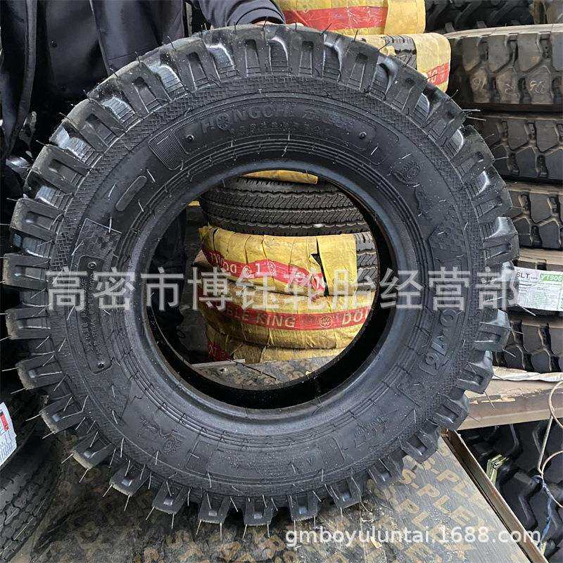 宏驰农用轮胎 750-16 三轮四轮车 拖拉机轮胎爬坡王加密人字轮胎