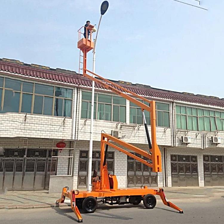厂家生产可移动曲臂式升降车360°旋转式空作业平台曲臂升降机