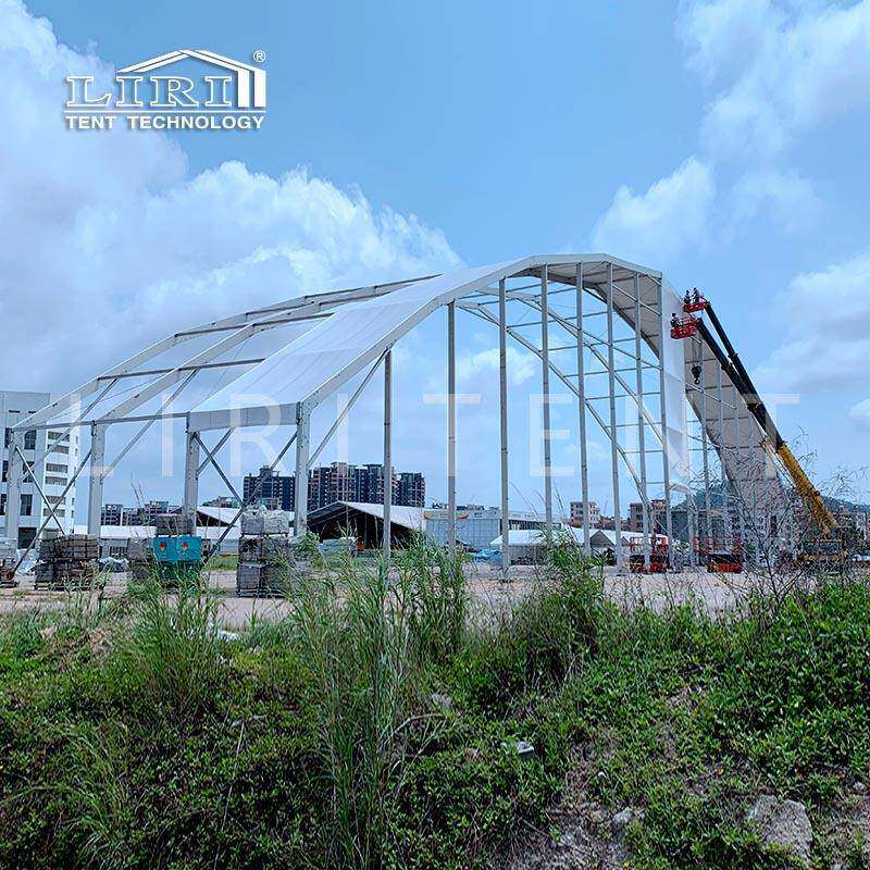 80M大跨度帐篷多拱形篷房大型活动篷房啤酒节户外大帐篷