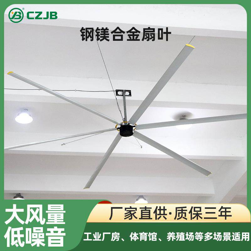 常州市佳炘能工业大吊扇1000w佳博电机5.5m直径HVLS工业大风扇