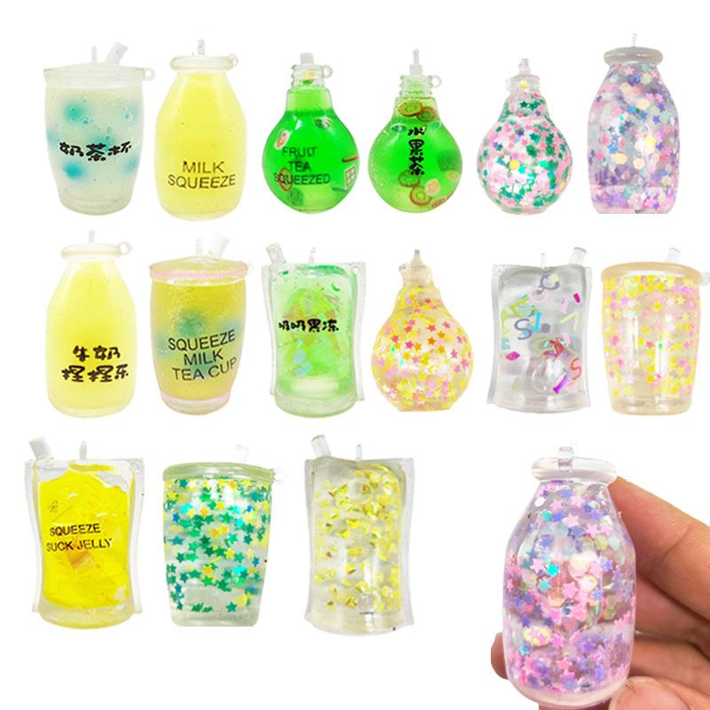 Squishy Gold powder soda Fidget Toys Stress ball汽水捏捏乐