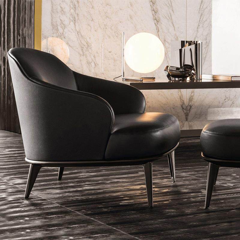 淇宇北欧轻奢设计师家具客厅卧室办公室沙发椅咖啡厅单人休闲椅