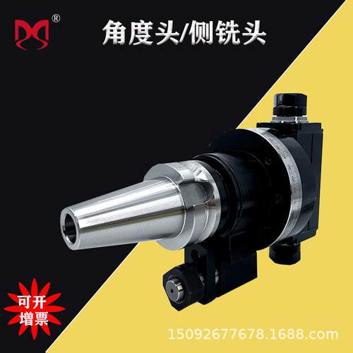 CNC加工中心90度角度头BT40 ER侧铣头BT50双头双输出直角铣头