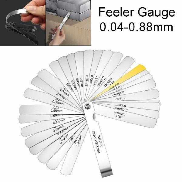 32 Blades Gauge Metric Portable Size 0.04-0.88mm Thickness