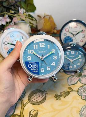 节奏力生闹钟卧室学生儿童房床头闹钟无声卡通夜灯Cre313/312