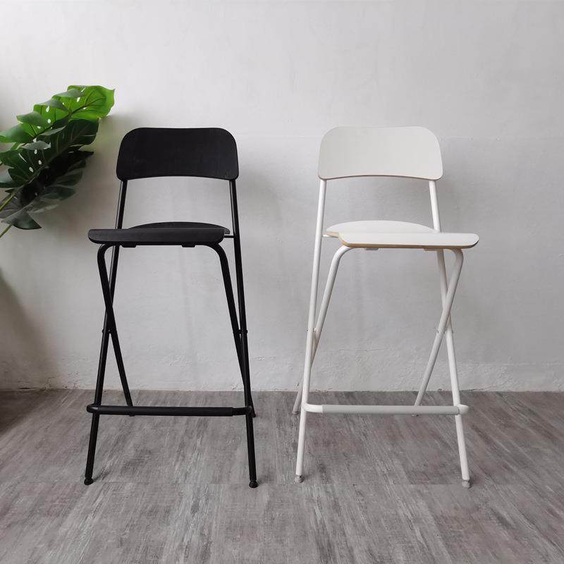 兰富克林酒吧椅子弯曲木吧台椅无品牌/可折叠吧台简凳风格北欧休