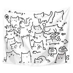 背景图挂布网红房间改造用品ins床头帘布遮丑布墙上墙布卧室超大