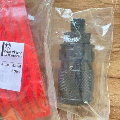 德国进口Walther Prazision快插接头63985 HP-004-0-XX001-12-1