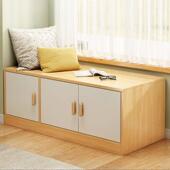 飘窗柜物柜可坐矮柜储米物柜阳台地落柜子置物收纳柜窗边564储榻