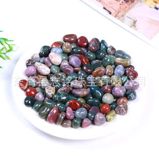 一斤天然海洋玉髓ocean jasper圆角海洋碧玉香薰淘矿石鱼缸盆栽石